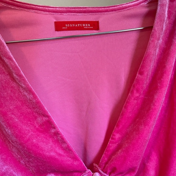 NEW Signature8 Velvet Corset Blouse - Picture 9 of 11